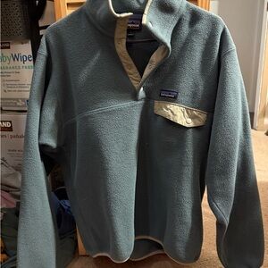 Patagonia Men's Teal Fleece Pullover